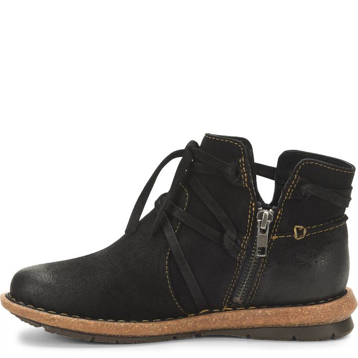 Born Women’s Tarkiln Black Distressed Ankle Boot BR0017409