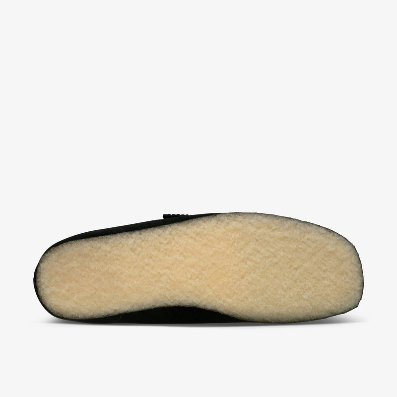Clarks Originals Wallabee Men's Lace Up Suede Moccasin 26155519 Black