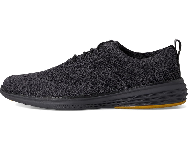 Cole Haan Men's Grand Hurrion Stitchlite Wingtip Oxfords C40691 Black Periscope