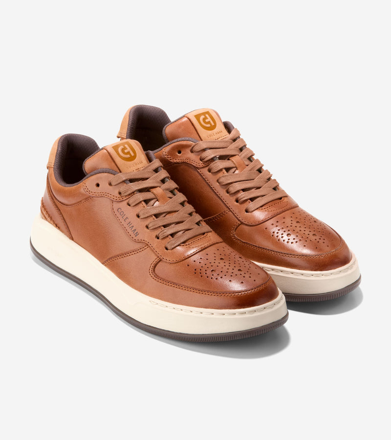Cole Haan Grandpro Crossover Sneaker Men's Shoes British Tan/Ivory C36474 - AllSportsWearUSA