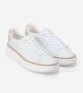 Cole Haan Women's GrandPrø Topspin Sneaker W24775 White-Dove
