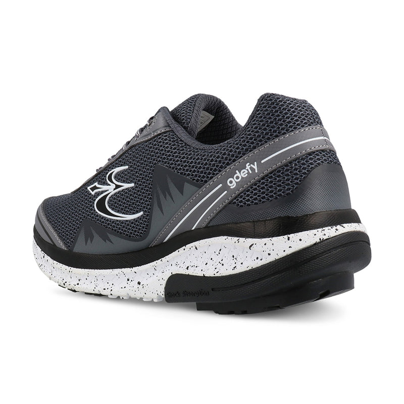 Gravity Defyer Men’s Gdefy Mighty Walk TB9024MGS Wide Grey Orthopedic Sneaker - AllSportsWearUSA