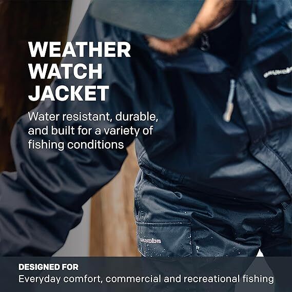 Grundens Men’s Weather Watch 10361-730 Hi Vis Yellow Sport Fishing Jacket New - AllSportsWearUSA