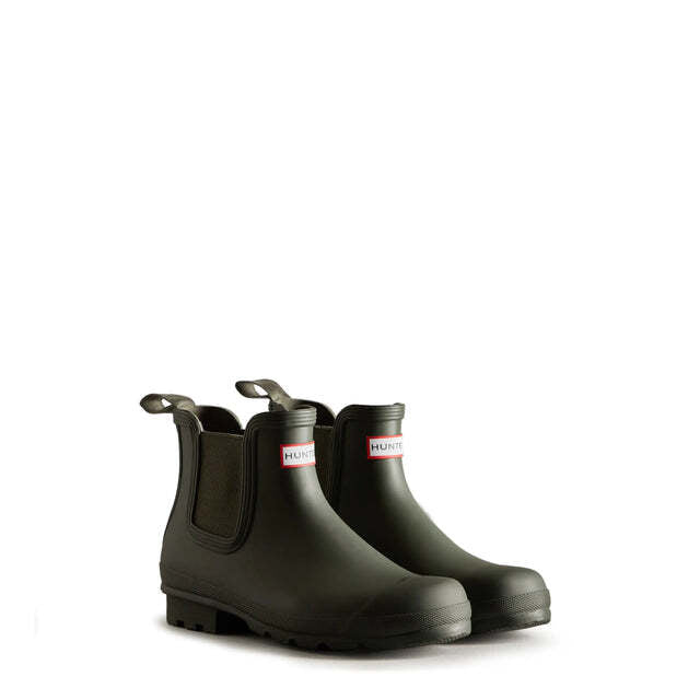 Hunter Men's Original Chelsea Boots S9116RMA Dark Olive