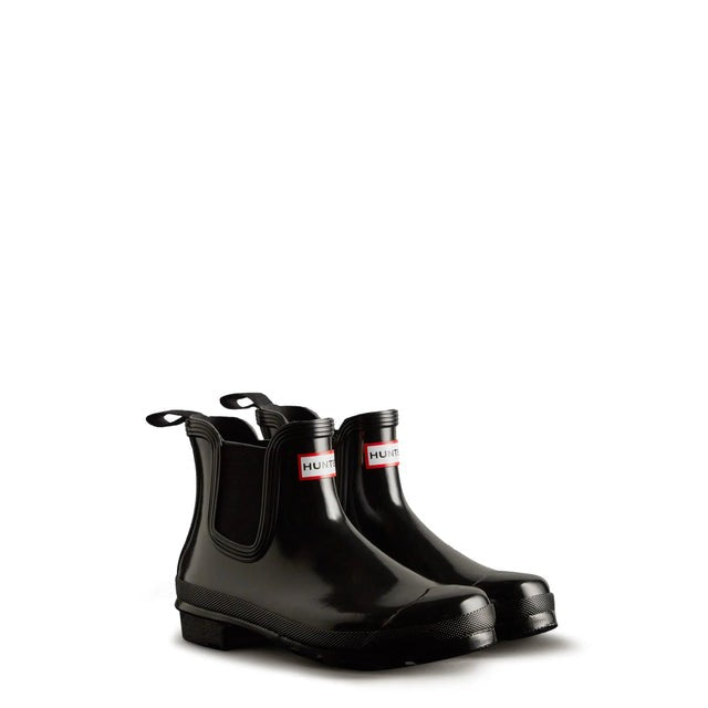 Hunter Women's Original Gloss Chelsea Boots Black
