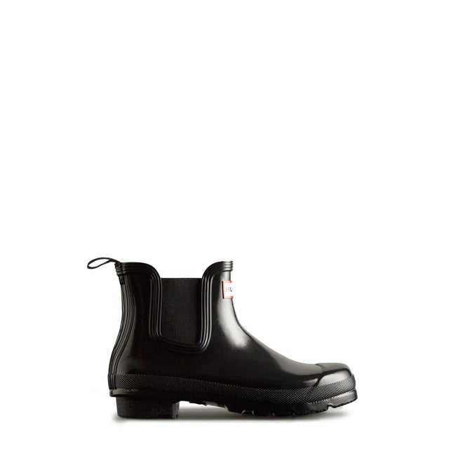 Hunter Women's Original Gloss Chelsea Boots Black