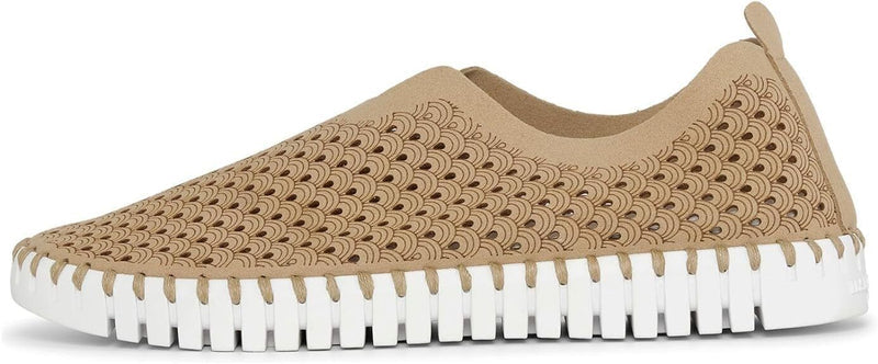 Ilse Jacobsen Womens Tulip 139 Latte TULIP139110 Slipon Shoe Brand New - AllSportsWearUSA