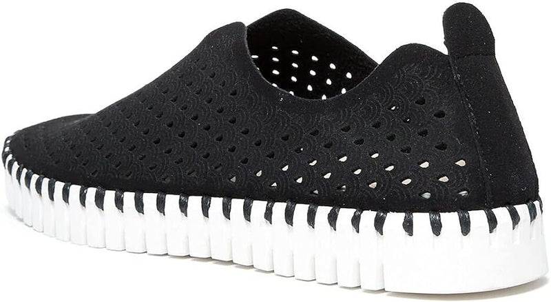Ilse Jacobsen Womens Tulip 3565 Black TULIP3565-001 Slip-on Shoe Brand New - AllSportsWearUSA