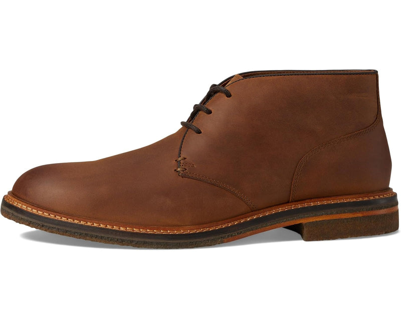 Johnston & Murphy Men's Calder Chukka Boots 020-07282 Brown Oiled Full Grain
