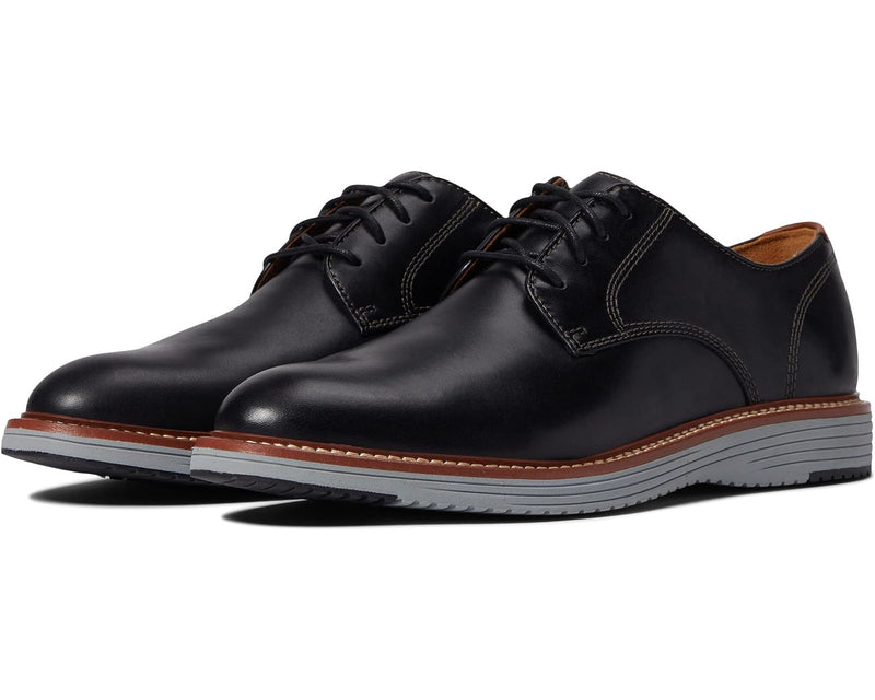 Johnston & Murphy Men's Upton Plain Toe 020-03521 Black Full Grain