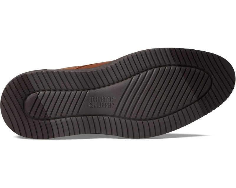 Johnston & Murphy Upton Plain Toe 20-4338 Tan Oiled Full Grain