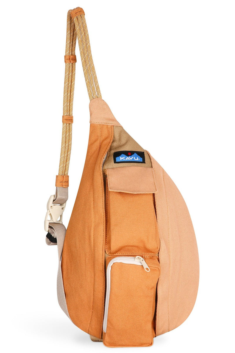 KAVU Mini Rope Bag Cotton Crossbody Sling 9150-2671 Quiet Plateau 4L