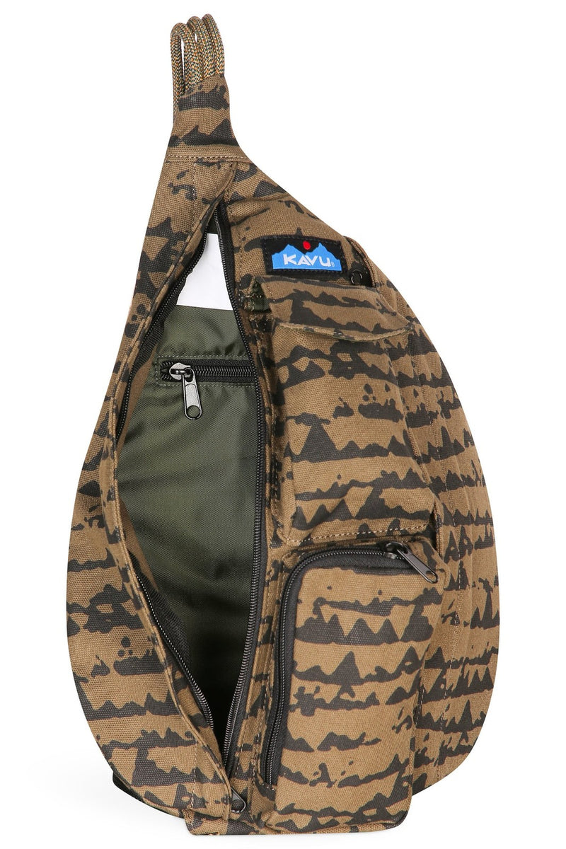 KAVU Mini Rope Bag Cotton Crossbody Sling 9150-2673 Ridge Works
