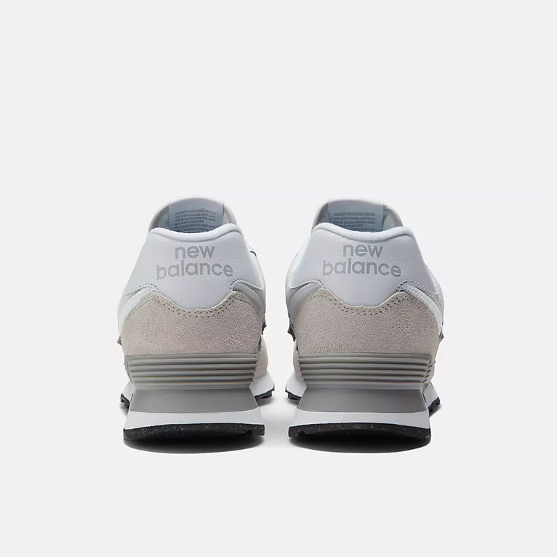 New Balance Men's 574 Core Wide Sneaker ML574EVW Grey White
