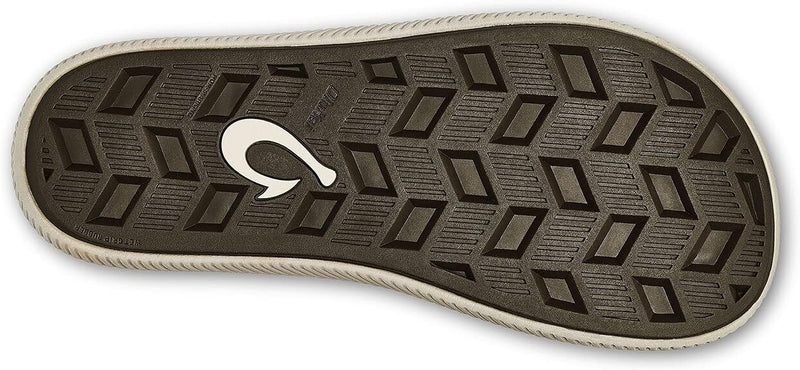 OluKai Men's Ulele 10435-6363 Dk Wood/Dk Wood Beach Sandals Brand New - AllSportsWearUSA