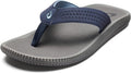 OluKai Men's Ulele 10435-TF26 Blue Depth/Charcoal Beach Sandals Brand New - AllSportsWearUSA