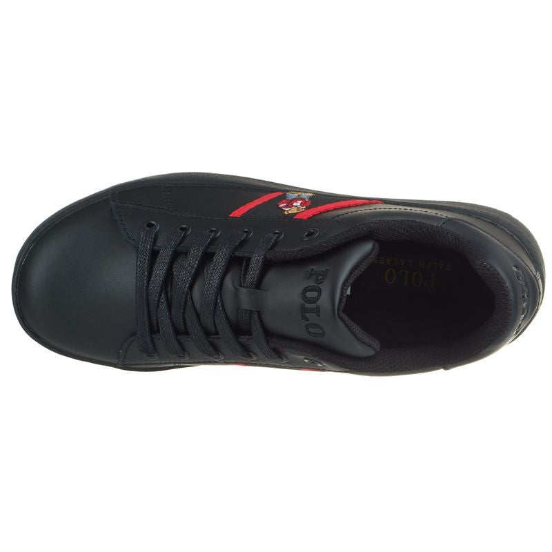 Children's Polo Ralph Lauren Quilton Bear Sneaker Big Kid Black