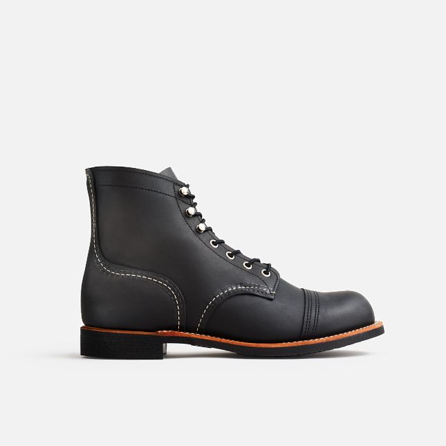 Red Wing Men's Heritage 6 Iron Ranger Leather Boot 8084 Black