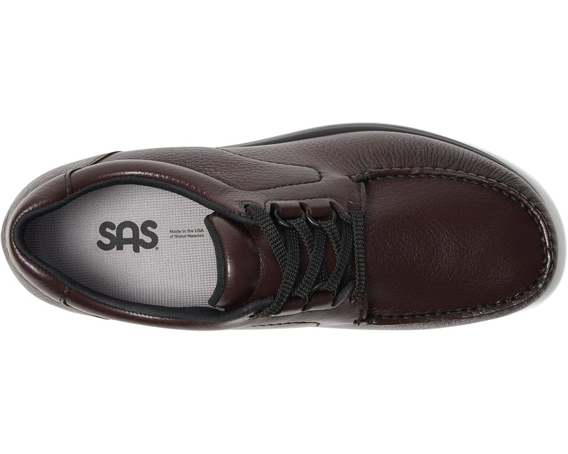 SAS Men's Bout Time Comfort Lace Up Cordovan