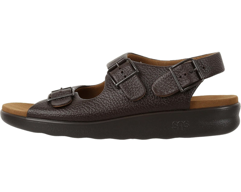 SAS  Bravo Adjustable Comfort Sandal Men's Brown