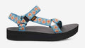 TEVA Women's Midform Universal Sandal 1090969-BLMC  bloom cendre blue