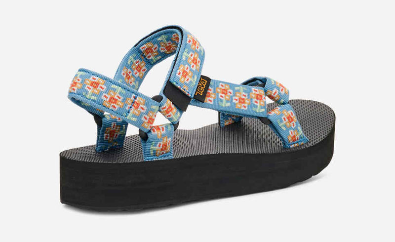 TEVA Women's Midform Universal Sandal 1090969-BLMC  bloom cendre blue