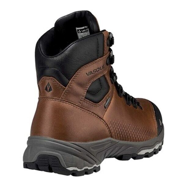 Vasque Womens St Elias FG GTX Full-Grain Leather Gore-Tex Waterproof Hiking Boot Cognac - AllSportsWearUSA