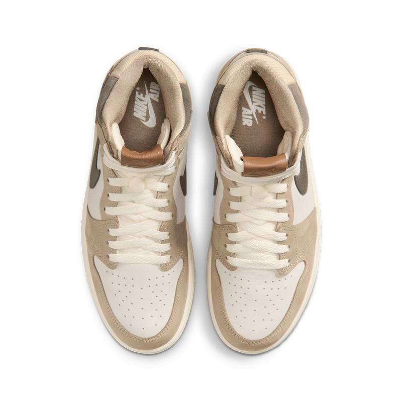 WOMEN'S AIR JORDAN 1 HIGH OG "KHAKI" MULTI-COLOR / SAIL